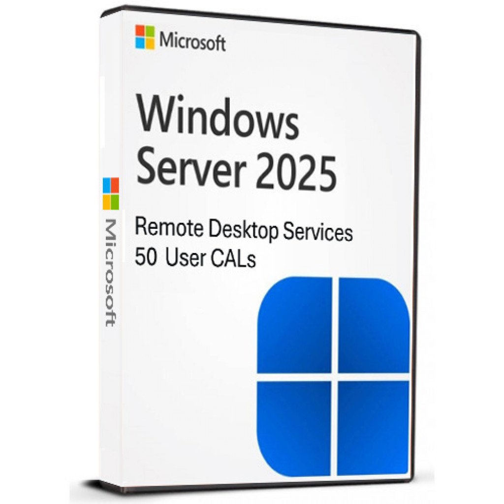 Buy Windows Server 2025 Remote Desktop Services 50 USER Connections Cd Key  Global